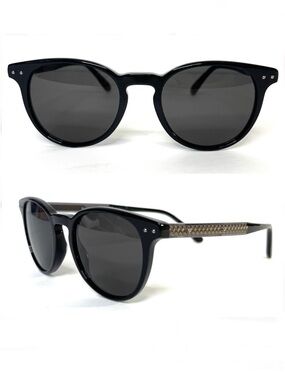 NEW BOTTEGA VENETA BV0128SA Black Sunglasses Made In Italy Rare
